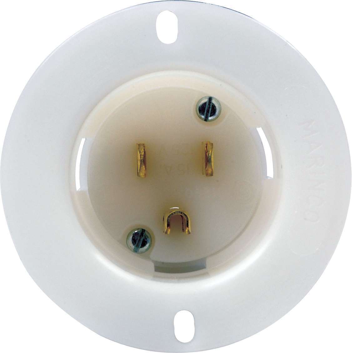 Male Recessed Outlet 110 Volt