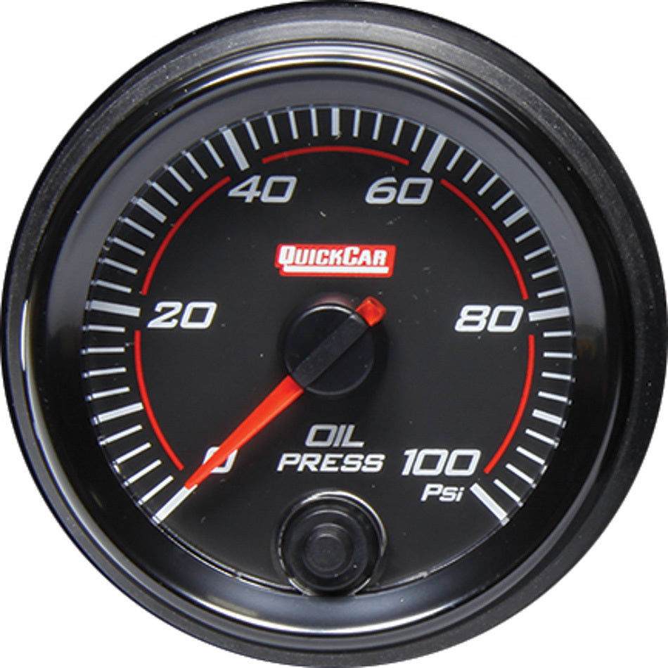 Redline Gauge Oil Pressure